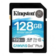 Карта пам'яті Kingston 128GB SDXC class 10 UHS-I U3 Canvas Go Plus (SDG3/128GB) Карта пам'яті Kingston 128GB SDXC class 10 UHS-I U3 Canvas Go Plus (SDG3/128GB)