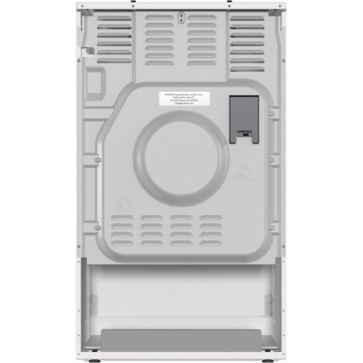 Плита Gorenje комбінована, 62л, 50x60см, дисплей, IconLed, емальовані, білий