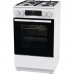 Плита Gorenje комбінована, 62л, 50x60см, дисплей, IconLed, емальовані, білий