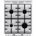 Плита Gorenje комбінована, 62л, 50x60см, дисплей, IconLed, емальовані, білий
