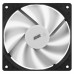 Корпусний вентилятор 2E F120-SN, 120мм, 500-1500rpm, 4pin 24dBa, чорний