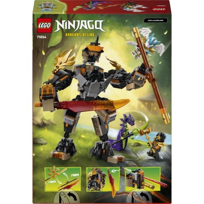Конструктор LEGO Ninjago Робот Коула для місії і Дракон Зейн