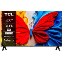 Телевізор 43" TCL QLED FHD 60Hz Smart Android TV Black