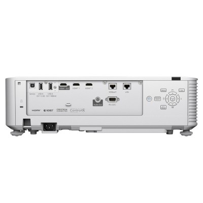 Проєктор Epson EB-L890E WUXGA, 8000 lm, LASER, 1.35-2.2, WiFi, білий