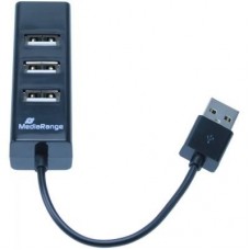 Концентратор MediaRange USB 2.0 hub 1:4, bus-powered, black (MRCS502) Концентратор MediaRange USB 2.0 hub 1:4, bus-powered, black (MRCS502)