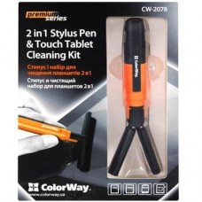 Универсальный чистящий набор ColorWay і стилус 2 в 1 (CW-2078) Универсальный чистящий набор ColorWay і стилус 2 в 1 (CW-2078)