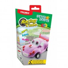 Маса для ліплення Paulinda Super Dough Racing time Машинка інерційний механізм, рожевий Маса для ліплення Paulinda Super Dough Racing time Машинка інерційний механізм, рожевий