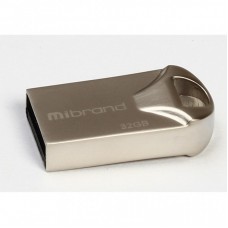 USB флеш накопичувач Mibrand 32GB Hawk Silver USB 2.0 (MI2.0/HA32M1S)