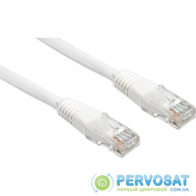 Патч-корд Cablexpert 0.5м UTP cat 5е (PP12-0.5M-W)