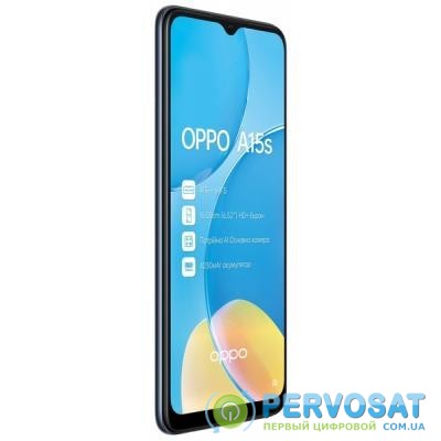 Мобильный телефон Oppo A15s 4/64GB Dynamic Black (OFCPH2179_BLACK_4/64)