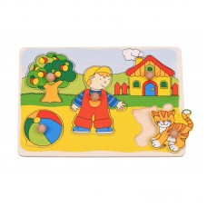 Пазл-вкладиш goki Будинок