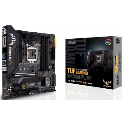 Материнcька плата ASUS TUF_GAMING_B460M-PLUS s1200 B460 4xDDR4 M.2 HDMI-DP-DVI TUF mATX