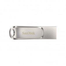 Накопичувач SanDisk 32GB USB 3.1 Type-A + Type-C Dual Drive Luxe Срібний Накопичувач SanDisk 32GB USB 3.1 Type-A + Type-C Dual Drive Luxe Срібний