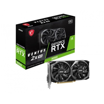 Відеокарта MSI GeForce RTX 3050 8GB GDDR6 VENTUS 2X XS OC