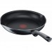 Сковорода з кришкою Tefal Day by Day, 24см, з кришкою, алюміній, бакеліт, скло, чорний