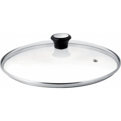 Сковорода з кришкою Tefal Day by Day, 24см, з кришкою, алюміній, бакеліт, скло, чорний