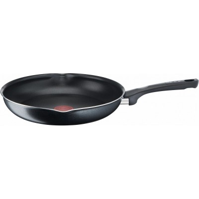 Сковорода з кришкою Tefal Day by Day, 24см, з кришкою, алюміній, бакеліт, скло, чорний