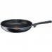 Сковорода з кришкою Tefal Day by Day, 24см, з кришкою, алюміній, бакеліт, скло, чорний