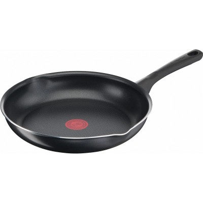 Сковорода з кришкою Tefal Day by Day, 24см, з кришкою, алюміній, бакеліт, скло, чорний