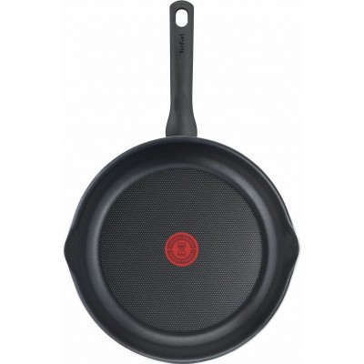 Сковорода з кришкою Tefal Day by Day, 24см, з кришкою, алюміній, бакеліт, скло, чорний