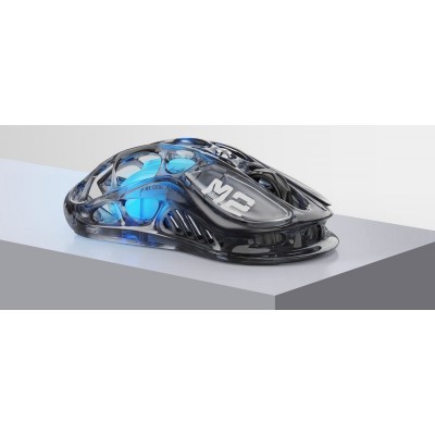 Миша GravaStar Mercury M2, BT/WL/USB-A, RGB, чорно-прозорий
