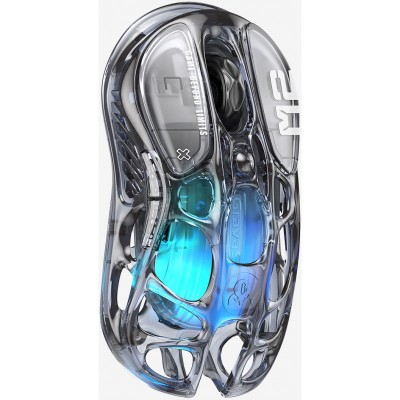Миша GravaStar Mercury M2, BT/WL/USB-A, RGB, чорно-прозорий