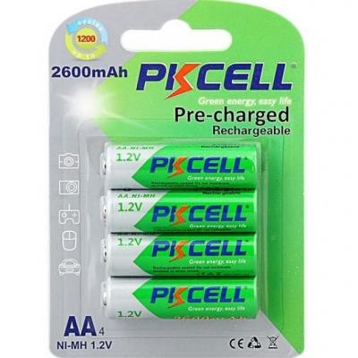 Аккумулятор PKCELL AA R6 NiMH 2600mAh * 4 (PC/AA2600-4BA)