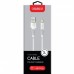 Дата кабель USB 2.0 AM to Lightning 3.0m CBFLEXL3 white Intaleo (1283126487507)