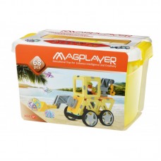 Конструктор Magplayer магнітний набір, бокс, 68ел Конструктор Magplayer магнітний набір, бокс, 68ел