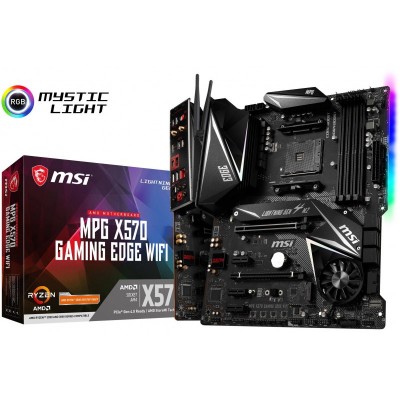 Материнcька плата MSI MPG_X570_GAM_EDGE_WI-FI sAM4 X570 4xDDR4 PCIe 4.0 Wi-Fi!!!BT HDMI ATX