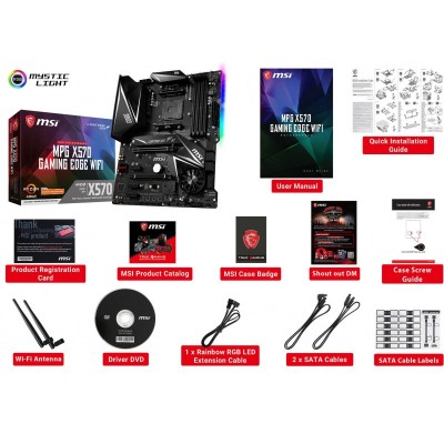 Материнcька плата MSI MPG_X570_GAM_EDGE_WI-FI sAM4 X570 4xDDR4 PCIe 4.0 Wi-Fi!!!BT HDMI ATX