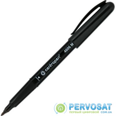 Маркер Centropen CD-Pen 4606 ergoline, 1 мм black (4606/01)