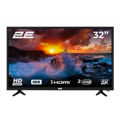 Телевізор 32" 2E LED HD 50Hz Black