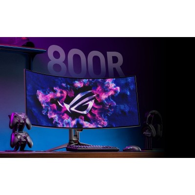 Монітор Asus 39" ROG Swift PG39WCDM 2xHDMI, DP, USB-C, 4xUSB, Audio, OLED, 3440x1440, 21:9, 240Hz, 0.03ms, DCI-P3 99%, CURVED, AdaptiveSync, HAS, HDR400