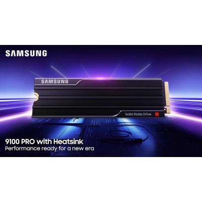Накопичувач SSD Samsung M.2 4TB PCIe 5.0 9100PRO+ радіатор