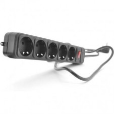 Мережевий фільтр живлення Merlion 5 розеток, 1,8 м (B518P) Мережевий фільтр живлення Merlion 5 розеток, 1,8 м (B518P)