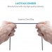 Дата кабель USB 2.0 AM to Lightning 3.0m V2 Powerline+ Space Gray Anker (A8123HA1)