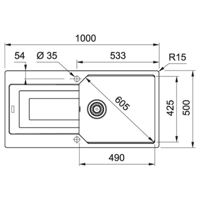 Franke Urban UBG 611-100 XL[114.0574.934]