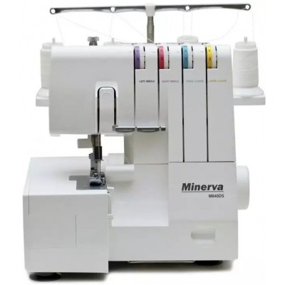 Оверлок MINERVA M840DS, 105Вт, 8 оп., (4, 3-х ниткові шви), білий