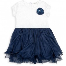 Плаття Breeze з фатіновой спідницею і квіткою (10671-128G-blue) Плаття Breeze з фатіновой спідницею і квіткою (10671-128G-blue)