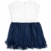 Платье Breeze с фатиновой юбкой и цветком (10671-128G-blue)