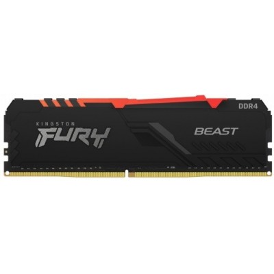 Пам'ять до ПК Kingston DDR4 3200 16GB KIT (8GBx2) FURY Beast RGB