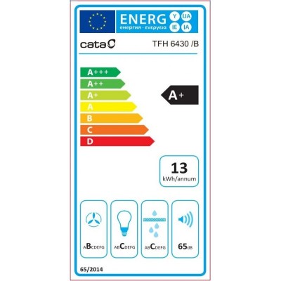 Витяжка Cata телескопічна, 60см, 698м.куб/год, TFH 6430 gwh, білий