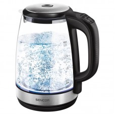 Електрочайник Sencor 2л, Strix, скло, 5 темп.реж, скло, чорний