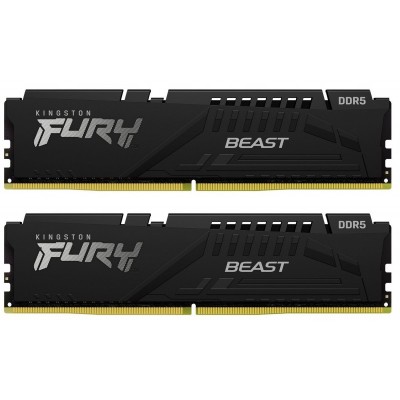Пам'ять ПК Kingston DDR5 32GB KIT (16GBx2) 5600 FURY Beast  EXPO