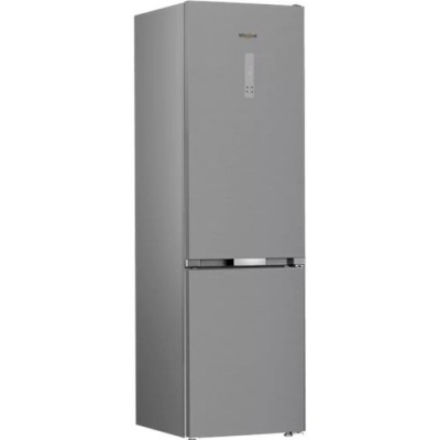 Холодильник Whirlpool з нижн. мороз., 203.5x60х66.3, холод.відд.-231л, мороз.відд.-104л, 2дв., А++, NF, дисплей, зона нульова, нерж