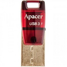 USB флеш накопичувач Apacer 16GB AH180 Red USB 3.1 (AP16GAH180R-1)