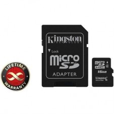 Карта пам'яті Kingston 16Gb microSDHC class 4 (SDC4/16GB) Карта пам'яті Kingston 16Gb microSDHC class 4 (SDC4/16GB)