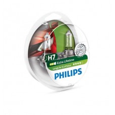Лампа галогенна Philips H7 LongLife EcoVision, 2шт/блістер Лампа галогенна Philips H7 LongLife EcoVision, 2шт/блістер