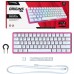 Клавіатура механічна HyperX Alloy Origins 60, 61key, Red, USB-A, ENG/RU, RGB, рожевий
